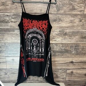 Killstar Black and Red Beloved Graphic Dress